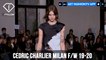 Cedric Charlier Milan Fashion Week F/W 19-20 | FashionTV | FTV