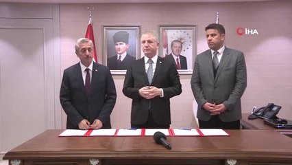 Tahmazoğlu ve Vali Gül Kan Bağışı Protokolü İmzaladı