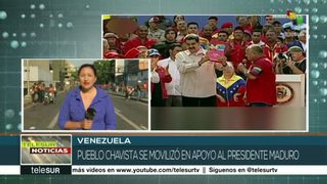 Venezuela: Gran movilización en defensa de la paz y soberanía.