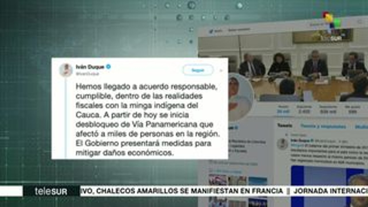 teleSUR Noticias: Marchan en Venezuela por la soberanía y la paz