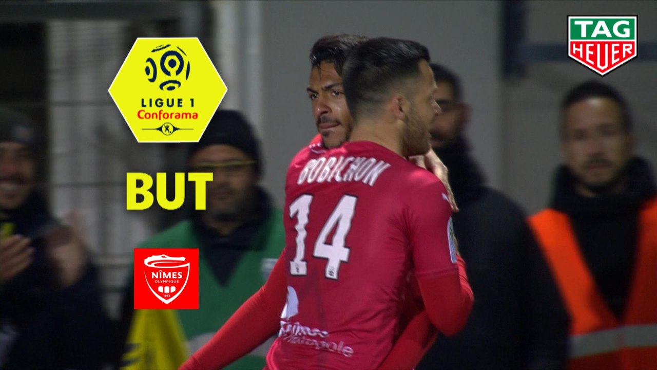 But Denis BOUANGA (85ème) / Nîmes Olympique - SM Caen - (2-0) - (NIMES-SMC) / 2018-19