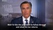 Mitt Romney Calls Democrats Chasing Trump's Tax Returns Through Legislation 'Moronic'
