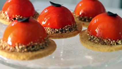 Tartelettes dômes chocolat  mandarine/Banane