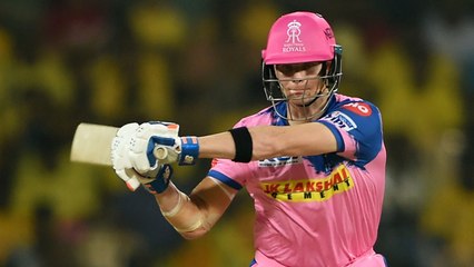 IPL 2019 RR vs KKR: Steve Smith remained unbeaten on 73 as RR posted 139/3 | वनइंडिया हिंदी