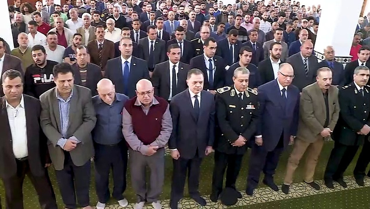 تشييع جثمان الشهيد ماجد عبد الرازق معاون مباحث النزهة