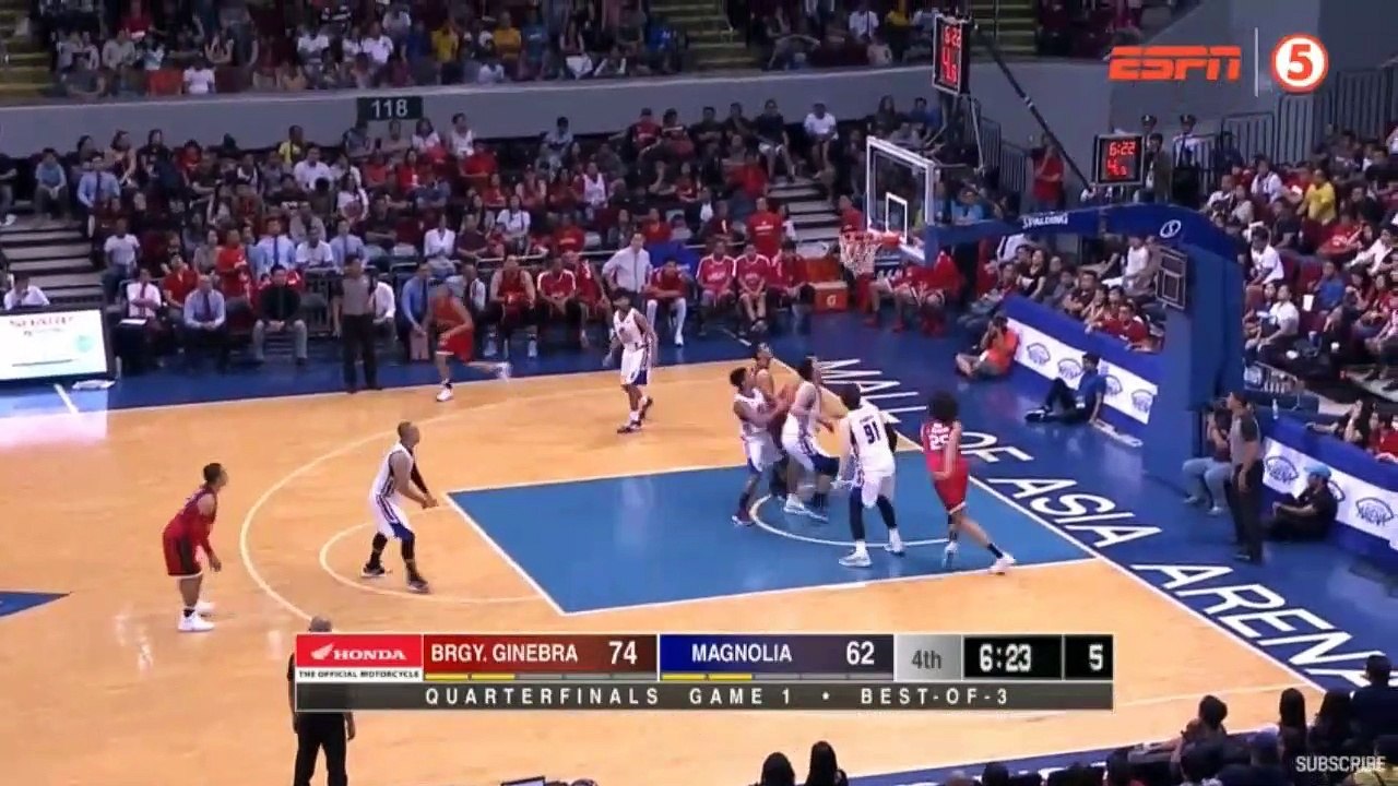 Ginebra vs Magnolia - 4th Qtr (Game 1) April 6, 2019 - Quarterfinals 2019 PBA Philippine Cup