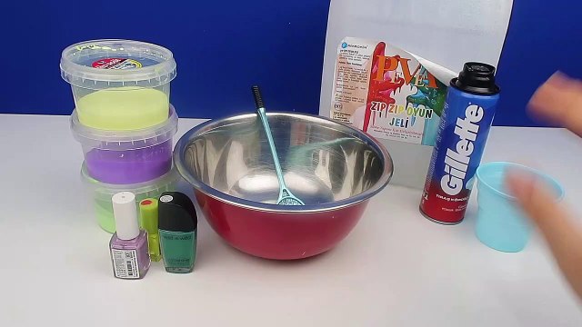 HAZIR SLİME vs OJELİ POFUDUK SLİME CHALLENGE! OJE İLE 2 MALZEMELİ SLİME RENKLENDİRME Bidünya Oyuncak