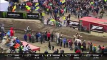 Iker Larranaga vs Jago Geerts battle - MXGP of Trentino 2019