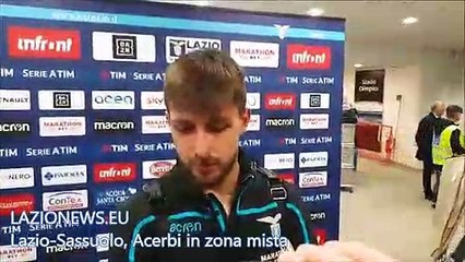 Lazio-Sassuolo, Acerbi in zona mista