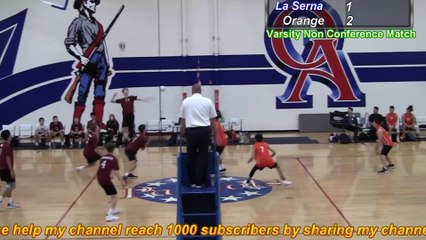 La Serna Lancers vs Orange Panthers  4-6-19 Volleyball Vars