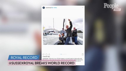 A New World Record! Prince Harry & Meghan Markle's Instagram Hits 3 Million Followers in a Day