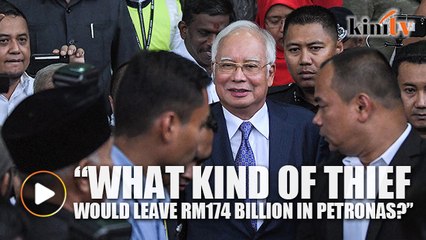 Descargar video: Najib: If I'm a thief, would I leave RM174 billion in Petronas?