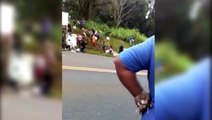 Vídeo: índios saqueiam carga de caminhão tombado na BR-277