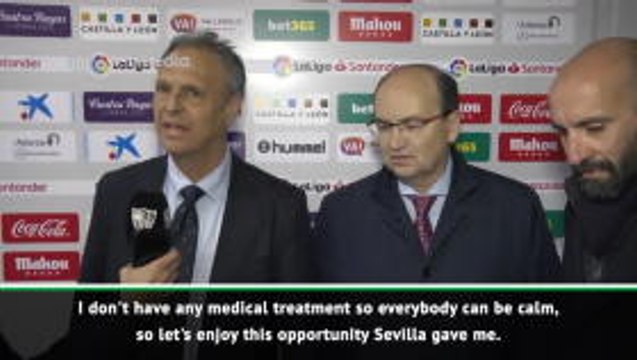Sevilla coach reveals leukemia diagnosis