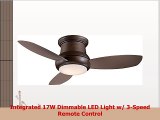 Minka Aire F518LORB Concept II LED Oil Rubbed Bronze 44 Flush Mount Modern Ceiling Fan