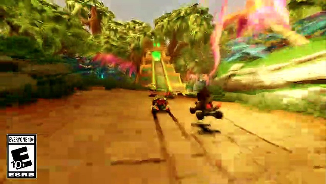Crash Nitro Racing Nitro-Fueled - Fake Crash