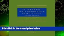 EU Banking and Insurance Insolvency