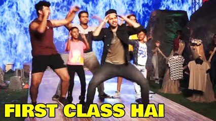 CUTE Varun Dhawan Teaches AMAZING DANCE MOVES On FIRST CLASS Song To His FANS - Kalank Movie