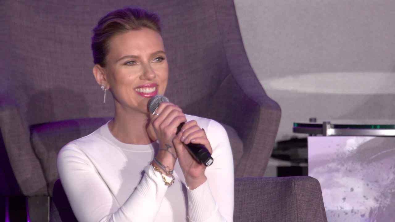 Avengers: Endgame Global Press Conference-Scarlett Johansson-Black Widow