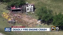 3 dead, 3 firefighters injured after truck, fire engine collide in west Phoenix