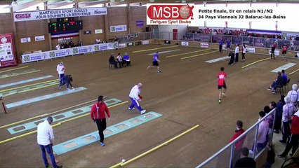 Petite finale, tir en relais N1N2, France Tirs, Martigues  2019