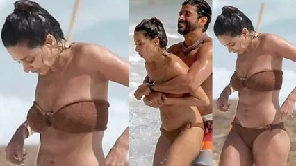 Farhan Akhtar enjoys with girlfriend Shibani Dandekar in Mexico; Check Out | FilmiBeat
