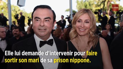 Carole Ghosn en appelle à Macron pour faire sortir son mari de prison