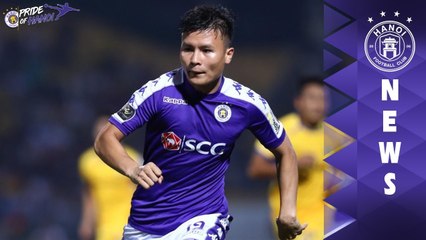 Sởn da gà khi xem lại pha chuyền bóng "cực dị" bằng vai của Quang Hải trong trận đấu với SLNA