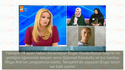 Müge Anlı'ya geldi ama kendisi çıktı!