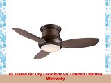 Minka Aire F518LORB Concept II LED Oil Rubbed Bronze 44 Flush Mount Modern Ceiling Fan