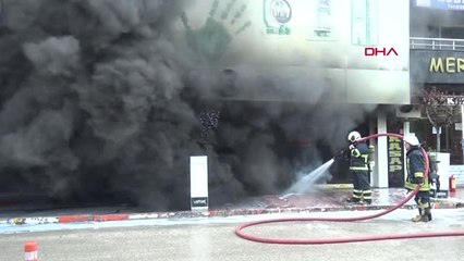 Keşan'da Mobilya Mağazasında Yangın