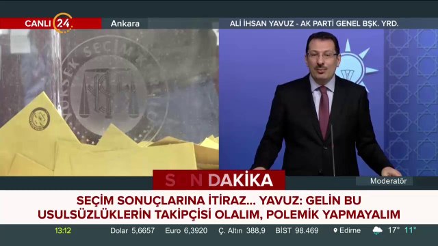 AK Parti Genel Başkan Yardımcısı Ali İhsan Yavuz konuşuyor