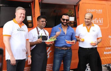 Saif Ali Khan Launches ‘Marriott On Wheels’ 1st Mobile Food Truck (Visuals)