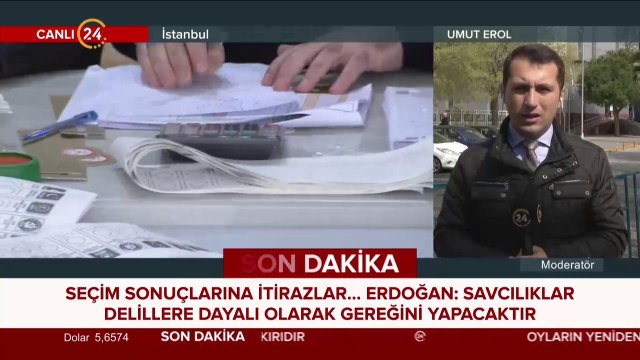 İstanbul'da geçersiz oyların sayımı