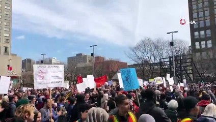 - Kanadalılar Başörtüsü Yasağına Karşı Sokağa Döküldü