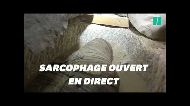 La découverte d'une momie filmée en direct par une chaîne américaine