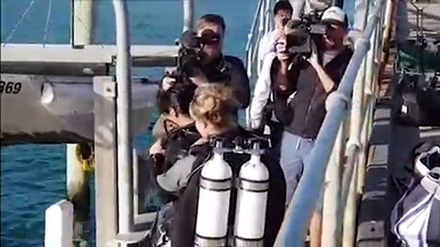 حفل زفاف لزوجين من عشاق الغطس يحبس الأنفاس من تحت الماء