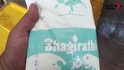 Coding on Dairy - Milk Pouches