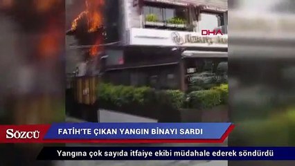 Fatih'te yangın