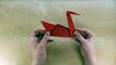 Origami Schwan basteln mit Papier - Bastelideen: Tiere falten mit Kindern