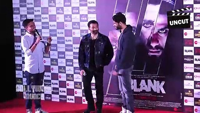 Sunny Deol Brakes Down In front of Ishita Dutta And karan kapadia Blank Movie Trailer Launch