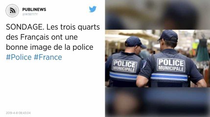 SONDAGE. Les trois quarts des Français ont une bonne image de la police.