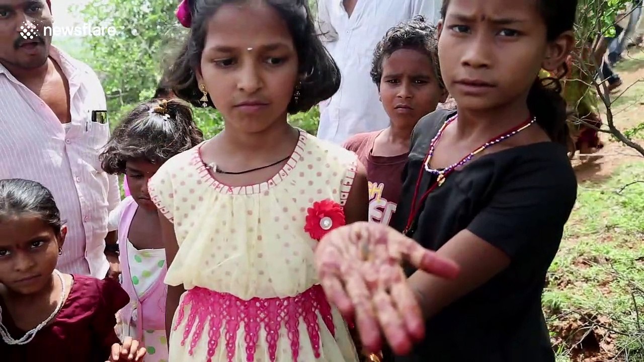 Bizarre south Indian festival sees people play with deadly poisonous scorpions