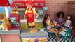 Barbie Doll Mc Donalds Drive Thru with Miniature Hamburger Happy Meal Maker Toy | Boomerang