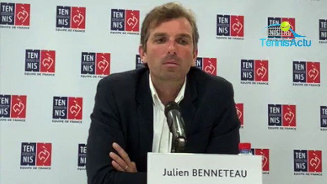Fed Cup 2019 - Julien Benneteau : Il y aura beaucoup de Roumains, c'est un événement pour eux lors de la demie France-Roumanie à Rouen