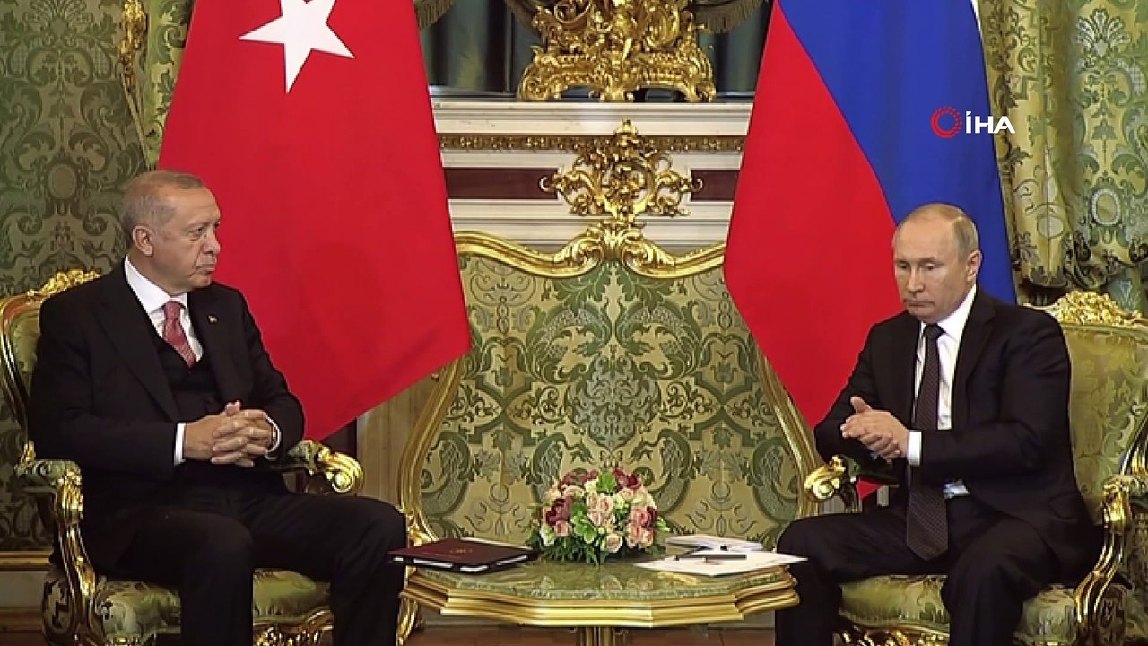 - Cumhurbaşkanı Erdoğan İle Putin Bir Araya Geldi- Erdoğan: 'Hedefimiz 100 Milyar Dolara Yürümek'- Putin: 'Ticaret Hacmimiz 35 Milyar Dolar Seviyesine Ulaştı'