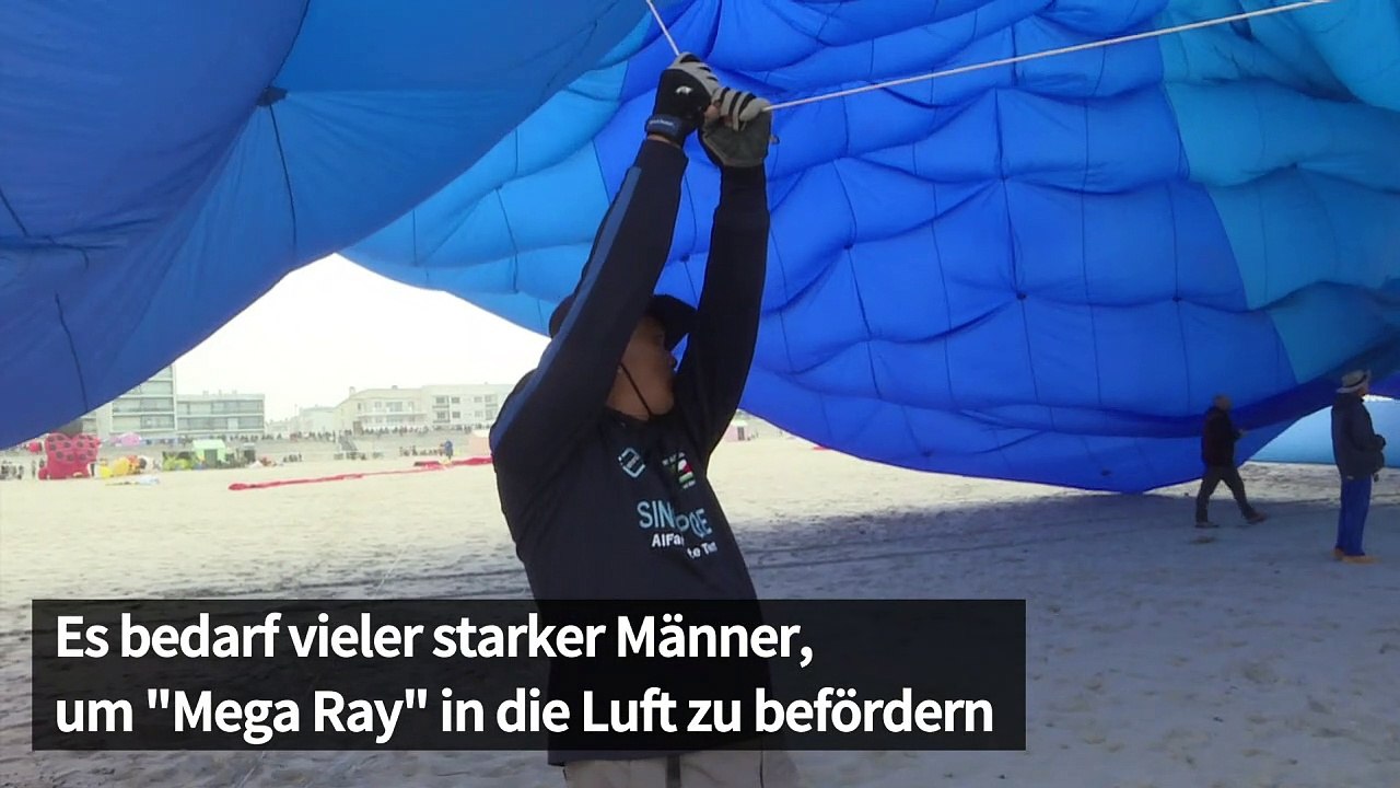 Rekord-Drachen steigt in Frankreich auf