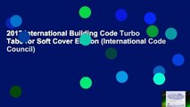 2012 International Building Code Turbo Tabs for Soft Cover Edition (International Code Council)