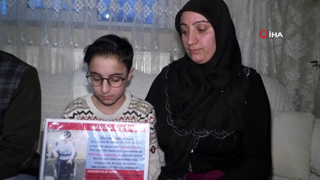 Gün geçtikçe kasları eriyor...13 yaşındaki Görkem tedavi olmak için yardım bekliyor