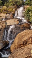 Beautiful natural waterfall